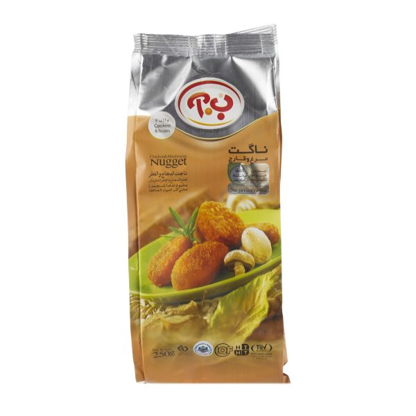 ناگت مرغ و قارچ 250 گرمی ب.آ