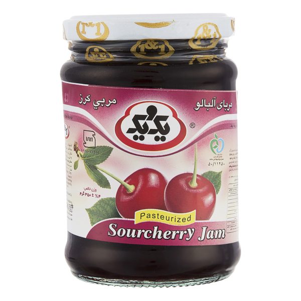 مربا آلبالو 325 گرمی یک‌و‌‌یک