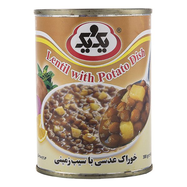 کنسرو عدسی با سیب زمینی 400 گرمی یک‌و‌یک