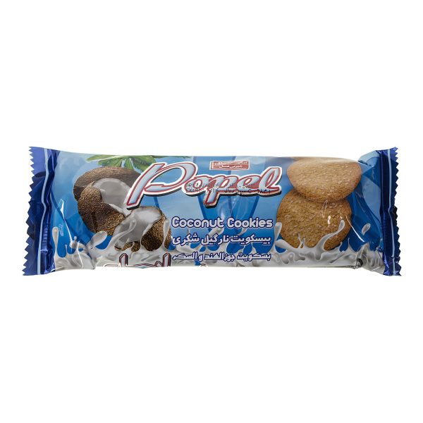 شیرین ‌عسل بسکوییت نارگیل شکری پاپل ۸۰ گرمی