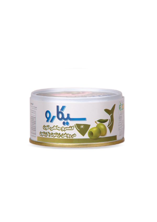 سیکارو تن ماهی در روغن زیتون با زیتون  ۱۸۰ گرم