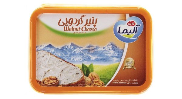 آلیما پنیر پروسس پخش شدنی با گردو لارین ۱۵۰ گرمی