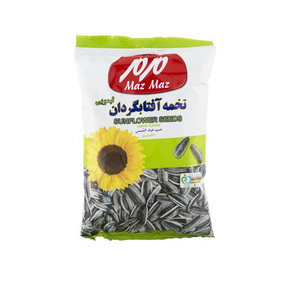 تخمه آفتابگردان لیمویی 125 گرمی مزمز
