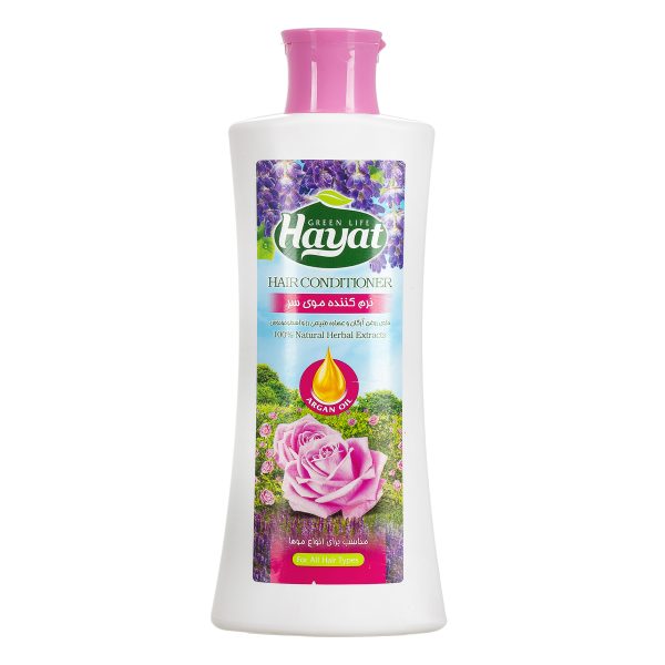 حیات نرم کننده موی سر مناسب برای انواع موها حاوی روغن ارگان و عصاره رز و اسطوخودوس ۳۰۰ گرمی