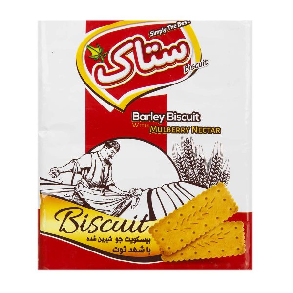 ستاک بیسکویت جو شیرین شده با شهد توت ۱۹۰ گرمی
