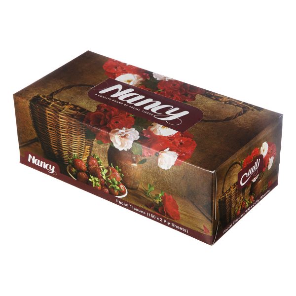 دستمال کاغذی طرح عطر خاطرات دو لایه 150 برگ نانسی