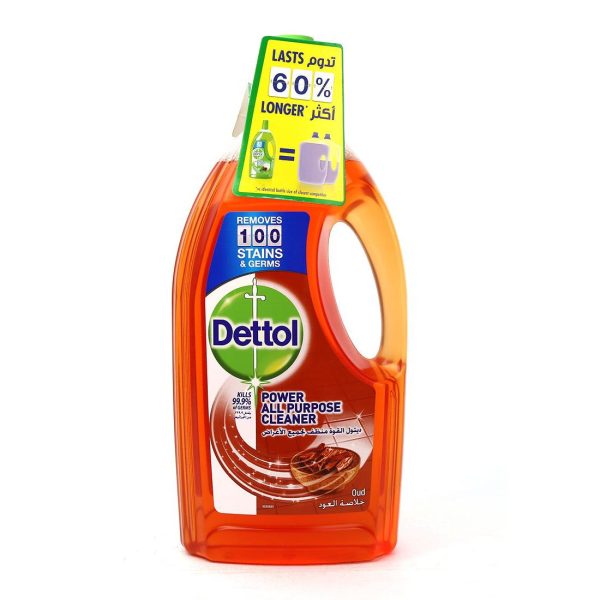 Dettol دتول تمیز کننده چند منظوره ( با عطر عود) ۱.۸ لیتری