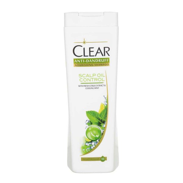 clear کلیر شامپو تقویت کننده مدل Scalp Oil Control کنترل چربی پوست سر مخصوص بانوان ۲۰۰ میلی لیتری