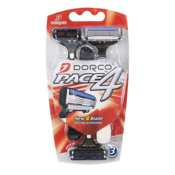 Dorco دورکو خودتراش ۴ لبه مردانه ۳ عددی