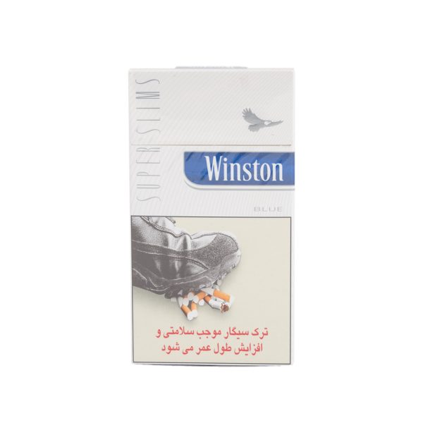 Winston وینستون سیگار Super Slim Blue بلند لایت باریک ۲۰ نخی