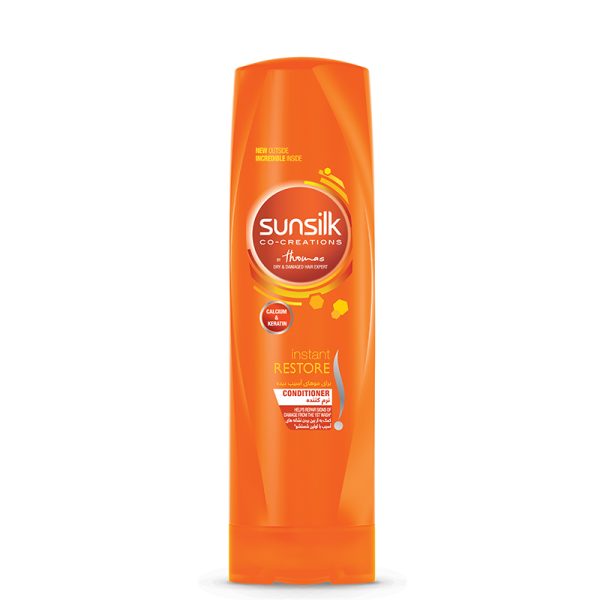 Sunsilk سان سیلک شامپو نرم کننده مدل Instant Restore مخصوص موهای آسیب دیده ۳۵۰ میلی لیتری