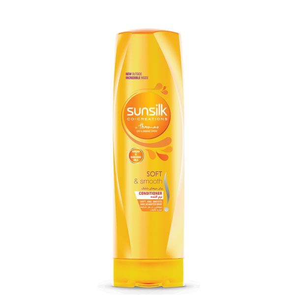 sunsilk سان سیلک شامپو نرم کننده مخصوص موهای خشک و آسیب دیده ۳۵۰ میلی لیتری