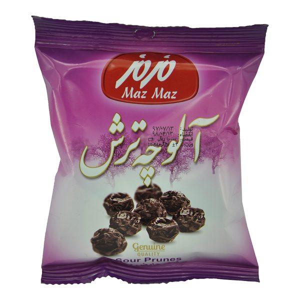 آلوچه ترش مزمز 55 گرمی