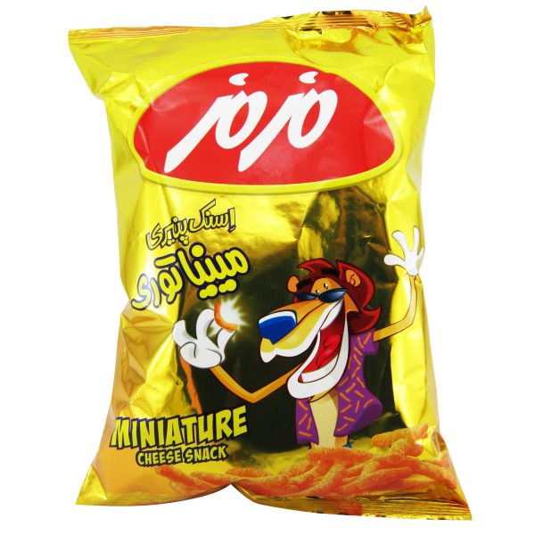 اسنک(پفک) پنیری طلایی مینیاتوری مزمز 110 گرمی