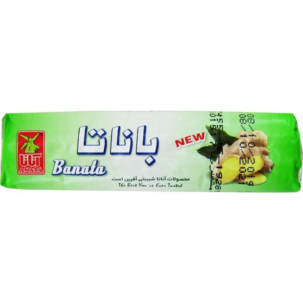 آبنبات زنجبیلی استوانه ای باناتا آناتا بسته 10 عددی