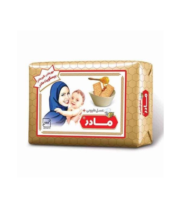 مادر بسکویت با عسل طبیعی ۷۰ گرمی