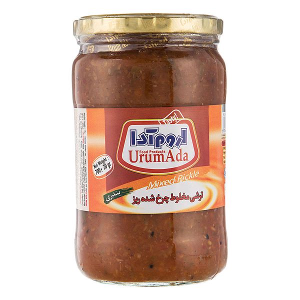 ترشی مخلوط چرخ شده ریز بندری اروم آدا 700 گرمی