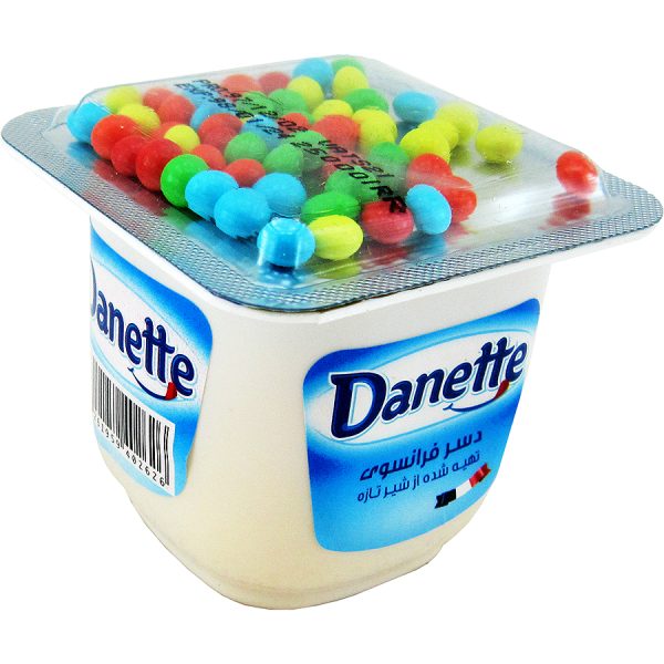 دسر Danette دنت وانیلی تاپر اسمارتیز 100 گرمی