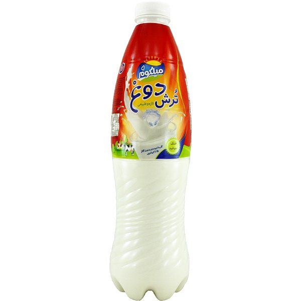 دوغ تُرش گرمادیده تازه و طبیعی میلکوم بدون گاز میهن ۱٫۵ لیتری