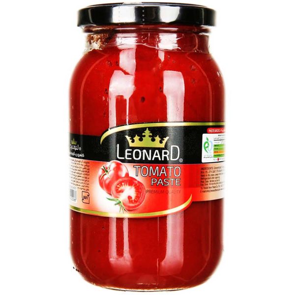رب گوجه فرنگی شیشه ای لئونارد 500 گرمی