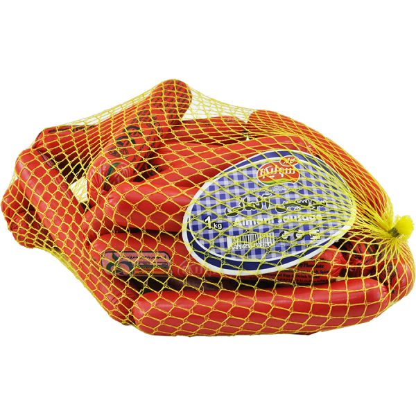 سوسیس آلمانی سولیکو 40% گوشت مرغ کاله 1 کیلویی