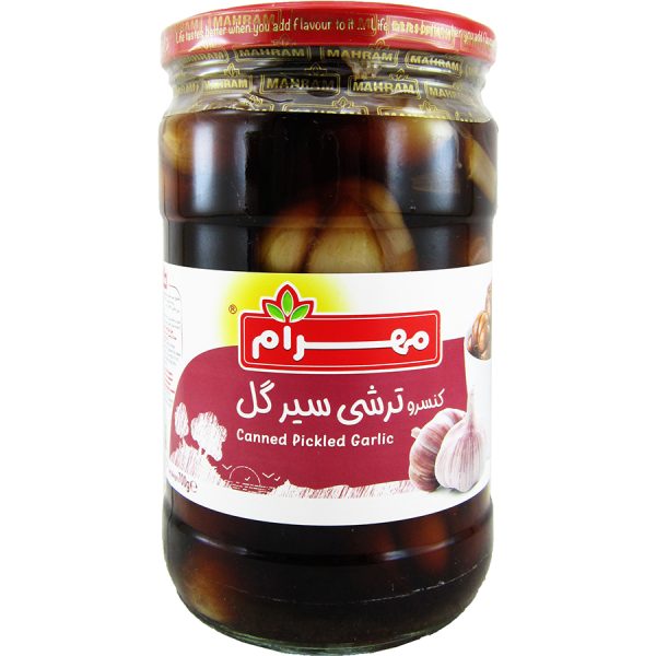 ترشی سیر گل مهرام 700 گرمی