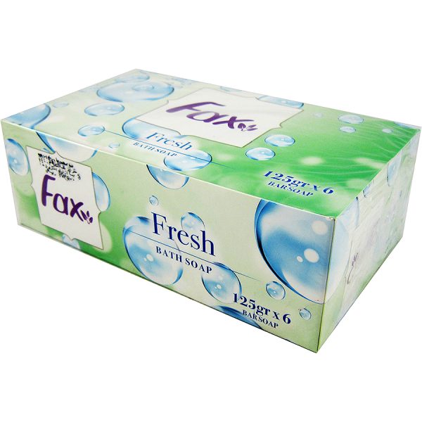صابون حمام فرش Fresh فاکس Fax جعبه ۶ عددی
