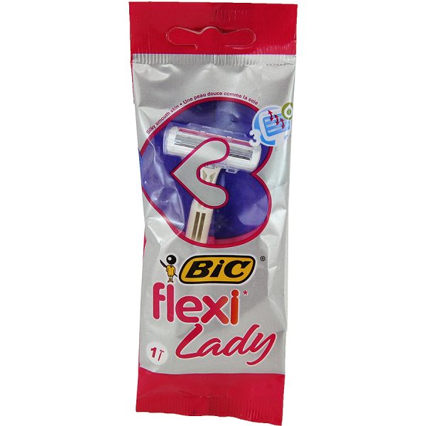 تیغ 3 لبه Flexi Lady صابون‌دار زنانه بیک بسته 3 عددی