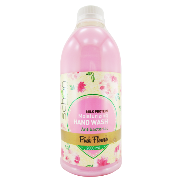 مایع دستشویی کرمی آنتی باکتریال Pink Flawer پینگ فلاور صورتی schon شون 2000 میلی لیتری