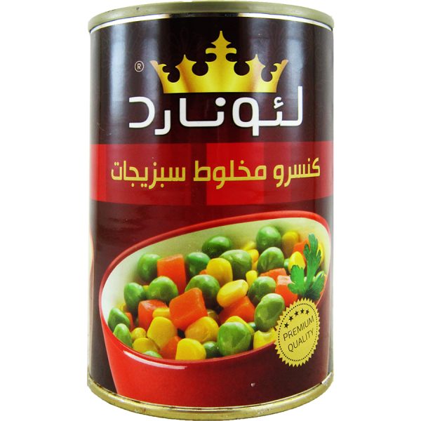 کنسرو مخلوط سبزیجات لئونارد 420 گرمی