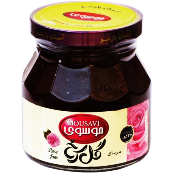 مربای گل سرخ موسوی 320 گرمی