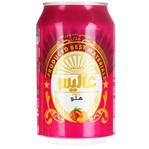 دلستر (ماءالشعیر) قوطی با طعم هلو عالیس 330 سی سی