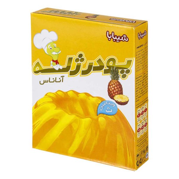پودر ژله آناناس حاوی ویتامین C شیبابا ۱۰۰ گرمی