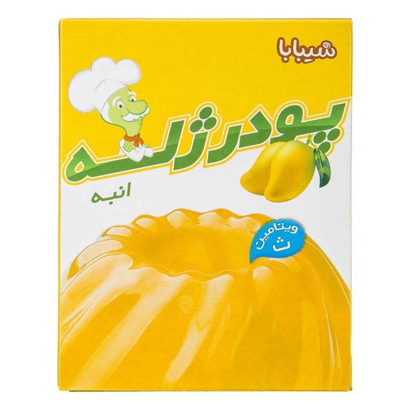 پودر ژله انبه حاوی ویتامین C شیبابا ۱۰۰ گرمی