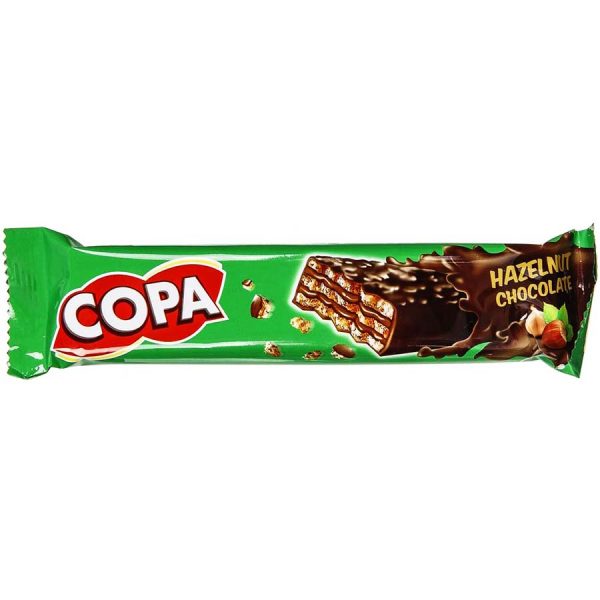 ویفر کاکائویی با کرم فندقی COPA کوپا 32 گرمی