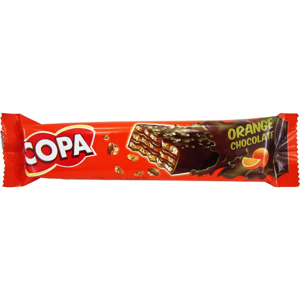ویفر کاکائویی با کرم پرتقالی COPA کوپا 32 گرمی